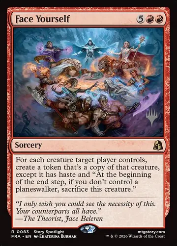 Face Yourself 83p, carta de Magic: The Gathering de Reality Fracture Promos