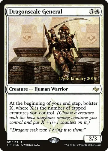 Dragonscale General 11s, carta de Magic: The Gathering de Fate Reforged Promos