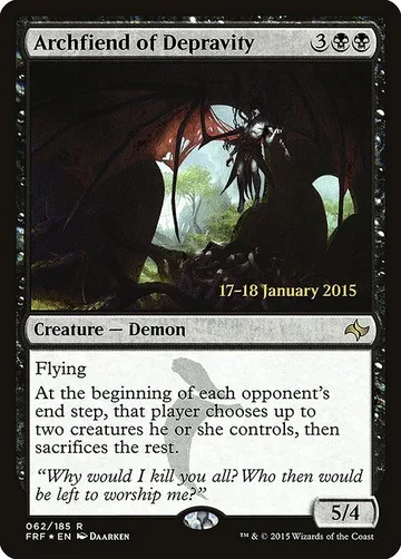 Archfiend of Depravity 62s