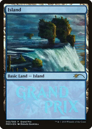 Island 2018b, carta de Magic: The Gathering de Grand Prix Promos