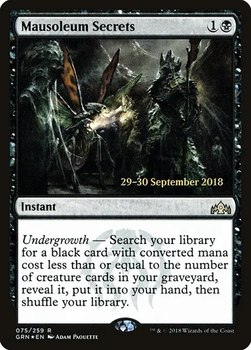 Mausoleum Secrets 75s
