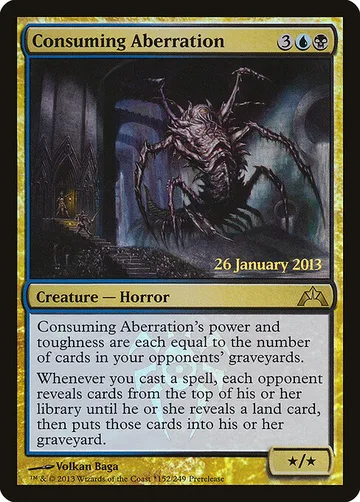 Consuming Aberration 152★, carta de Magic: The Gathering de Gatecrash Promos