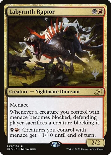Labyrinth Raptor 193p