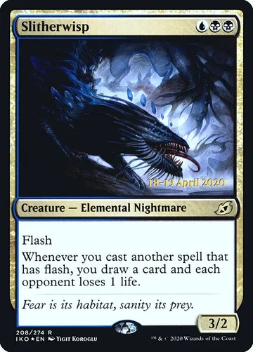Slitherwisp 208s, carta de Magic: The Gathering de Ikoria: Lair of Behemoths Promos