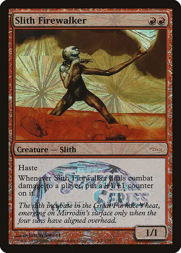 Slith Firewalker 1E05, carta de Magic: The Gathering de Junior Series Europe