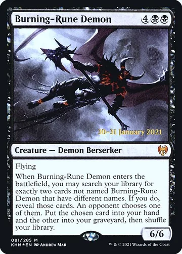 Burning-Rune Demon 81s
