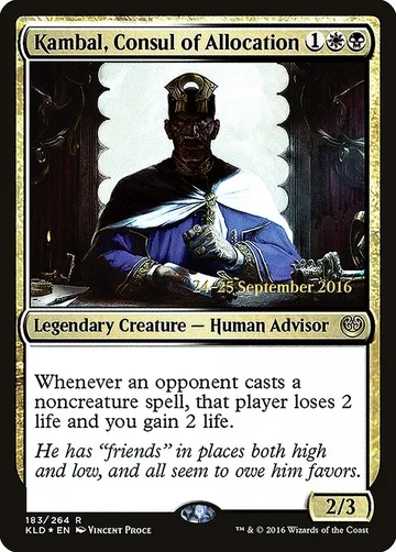 Kambal, Consul of Allocation 183s