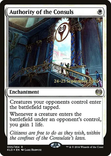 Authority of the Consuls 5s, carta de Magic: The Gathering de Kaladesh Promos