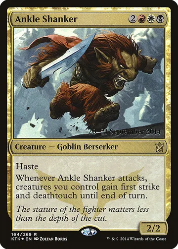 Ankle Shanker 164s, carta de Magic: The Gathering de Khans of Tarkir Promos