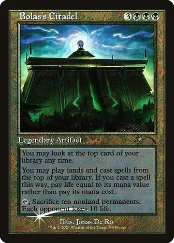 Bolas's Citadel 3, carta de Magic: The Gathering de Love Your LGS 2021