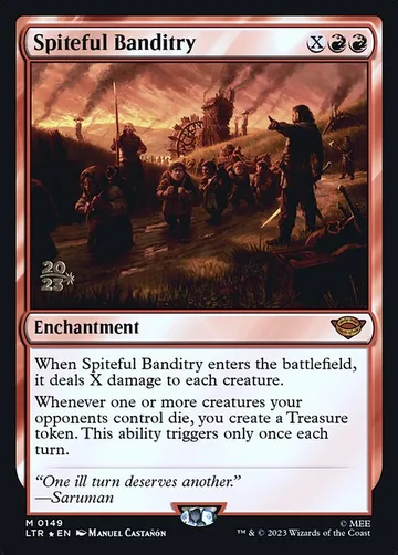 Spiteful Banditry 149s, carta de Magic: The Gathering de Tales of Middle-earth Promos
