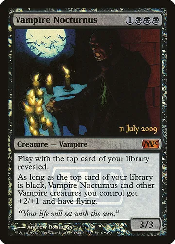 Vampire Nocturnus 118★, carta de Magic: The Gathering de Magic 2010 Promos