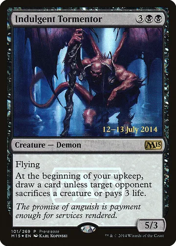 Indulgent Tormentor 101, carta de Magic: The Gathering de Magic 2015 Promos