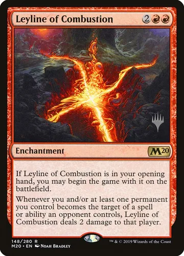 Leyline of Combustion 148p, carta de Magic: The Gathering de Core Set 2020 Promos