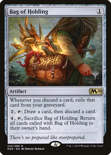Bag of Holding 222p, carta de Magic: The Gathering de Core Set 2020 Promos