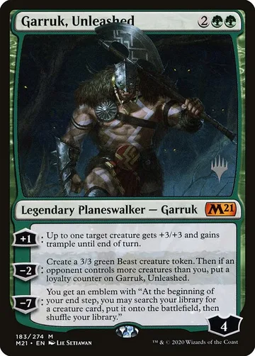 Garruk, Unleashed 183p
