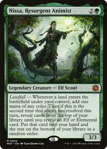 Nissa, Resurgent Animist 22p