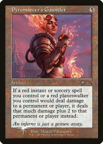 Pyromancer's Gauntlet 2023-6, carta de Magic: The Gathering de Media and Collaboration Promos