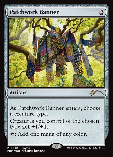 Patchwork Banner 2024-7, carta de Magic: The Gathering de Media and Collaboration Promos