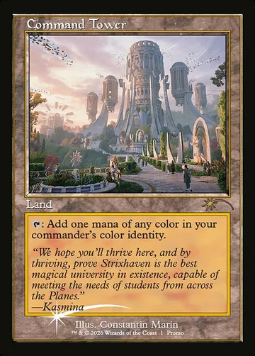 Command Tower 2026-1, carta de Magic: The Gathering de Media and Collaboration Promos