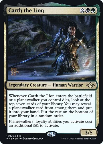 Carth the Lion 189s