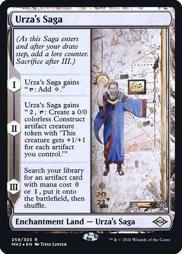 Urza's Saga 259s, carta de Magic: The Gathering de Modern Horizons 2 Promos