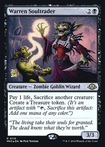 Warren Soultrader 110s, carta de Magic: The Gathering de Modern Horizons 3 Promos