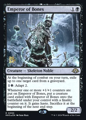 Emperor of Bones 90s, carta de Magic: The Gathering de Modern Horizons 3 Promos