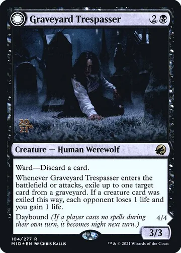 Graveyard Trespasser // Graveyard Glutton 104s