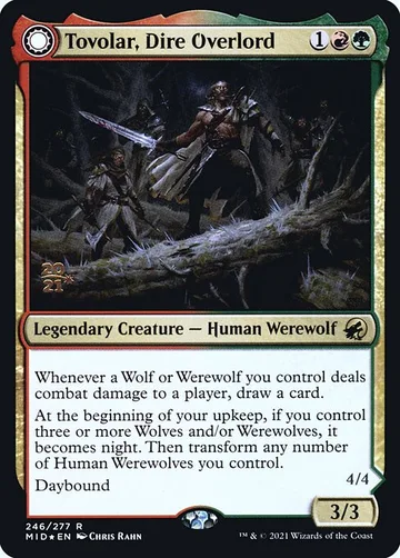 Tovolar, Dire Overlord // Tovolar, the Midnight Scourge