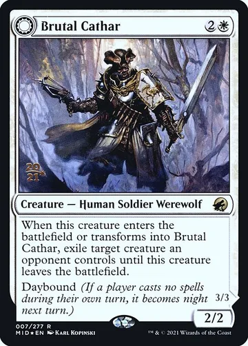 Brutal Cathar // Moonrage Brute 7s