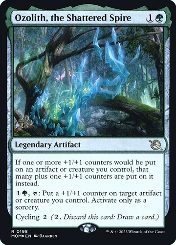 Ozolith, the Shattered Spire 198s, carta de Magic: The Gathering de March of the Machine Promos