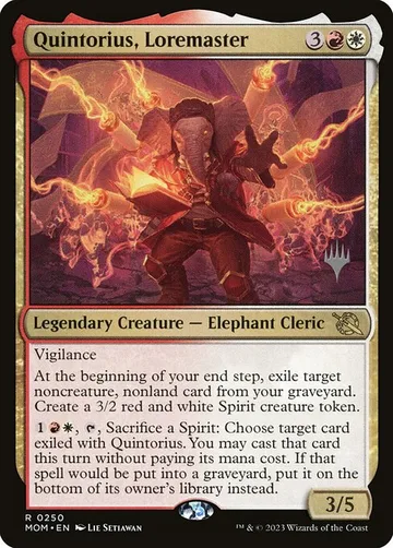 Quintorius, Loremaster 250p