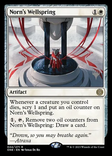 Norn's Wellspring 24p, carta de Magic: The Gathering de Phyrexia: All Will Be One Promos