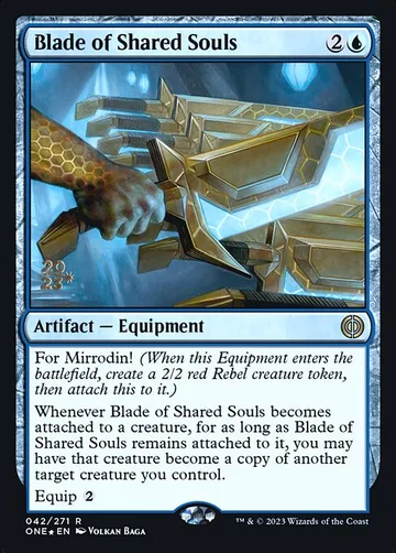 Blade of Shared Souls 42s, carta de Magic: The Gathering de Phyrexia: All Will Be One Promos