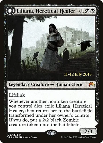 Liliana, Heretical Healer // Liliana, Defiant Necromancer 106s