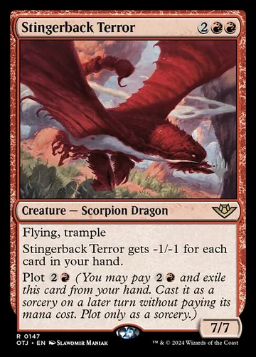 Stingerback Terror 147p
