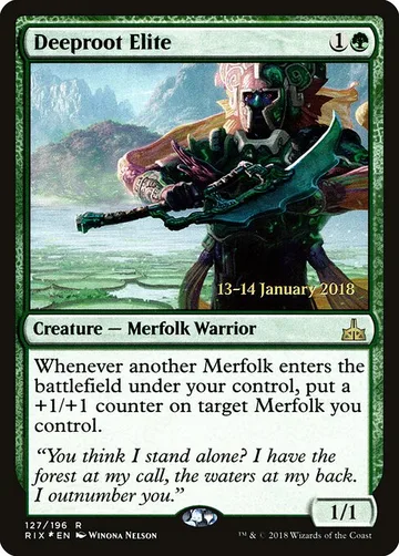 Deeproot Elite 127s, carta de Magic: The Gathering de Rivals of Ixalan Promos
