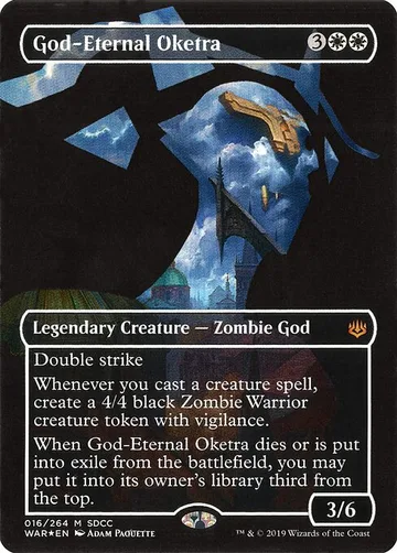 God-Eternal Oketra 16, carta de Magic: The Gathering de San Diego Comic-Con 2019