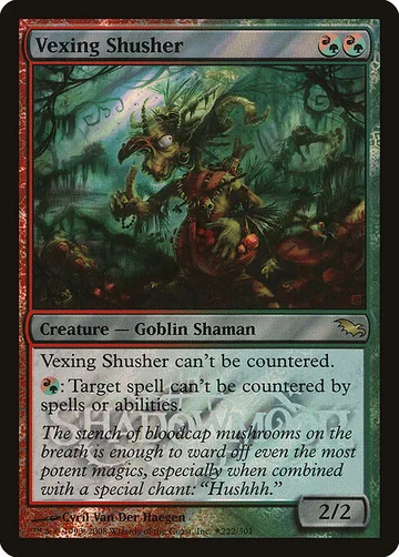 Vexing Shusher 222★, carta de Magic: The Gathering de Shadowmoor Promos