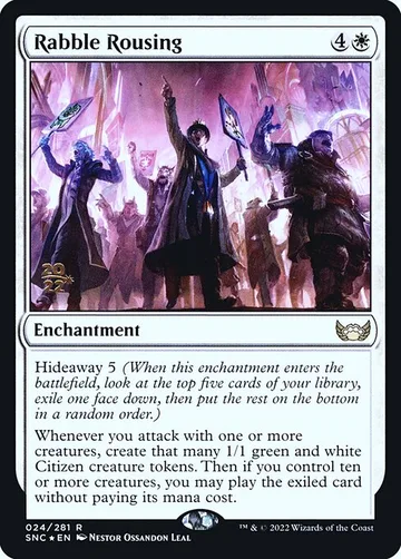 Rabble Rousing 24s, carta de Magic: The Gathering de Streets of New Capenna Promos