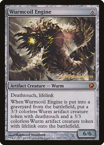 Wurmcoil Engine 223★, carta de Magic: The Gathering de Scars of Mirrodin Promos