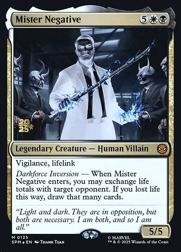 Mister Negative