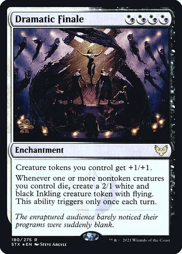 Dramatic Finale 180s, carta de Magic: The Gathering de Strixhaven: School of Mages Promos