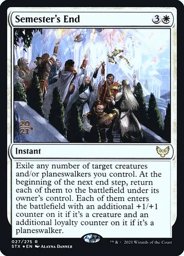 Semester's End 27s, carta de Magic: The Gathering de Strixhaven: School of Mages Promos