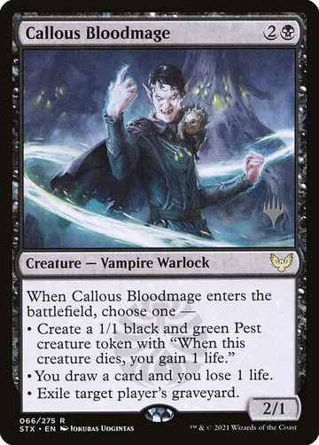 Callous Bloodmage 66p