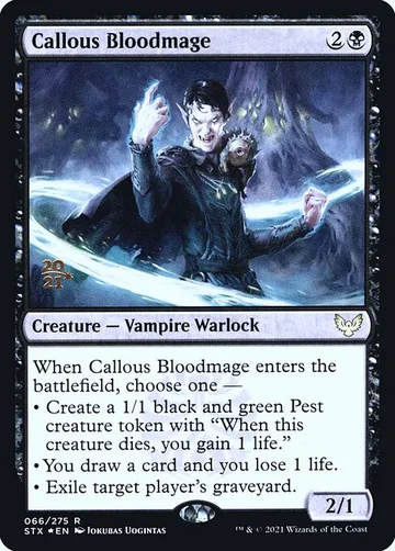 Callous Bloodmage 66s
