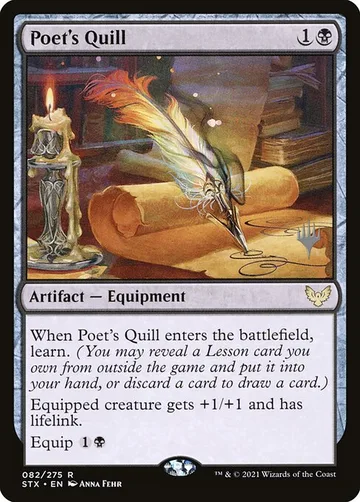 Poet's Quill 82p