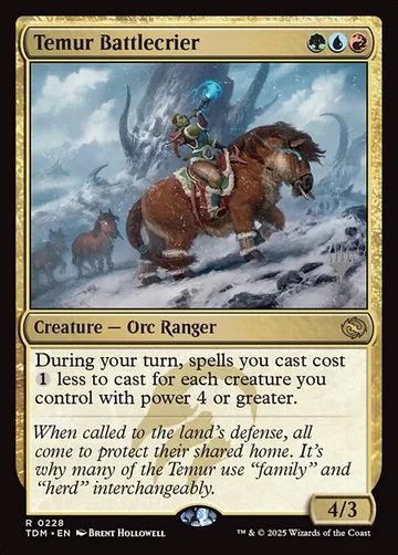 Temur Battlecrier 228p