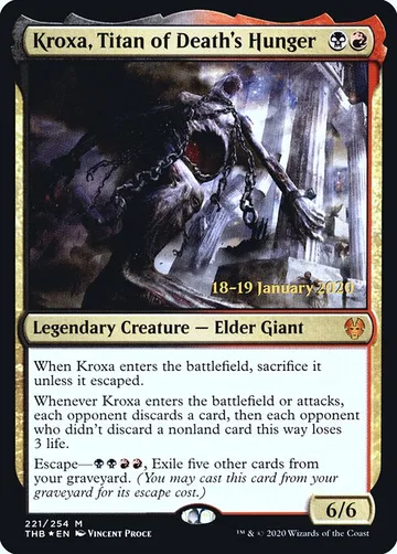 Kroxa, Titan of Death's Hunger 221s